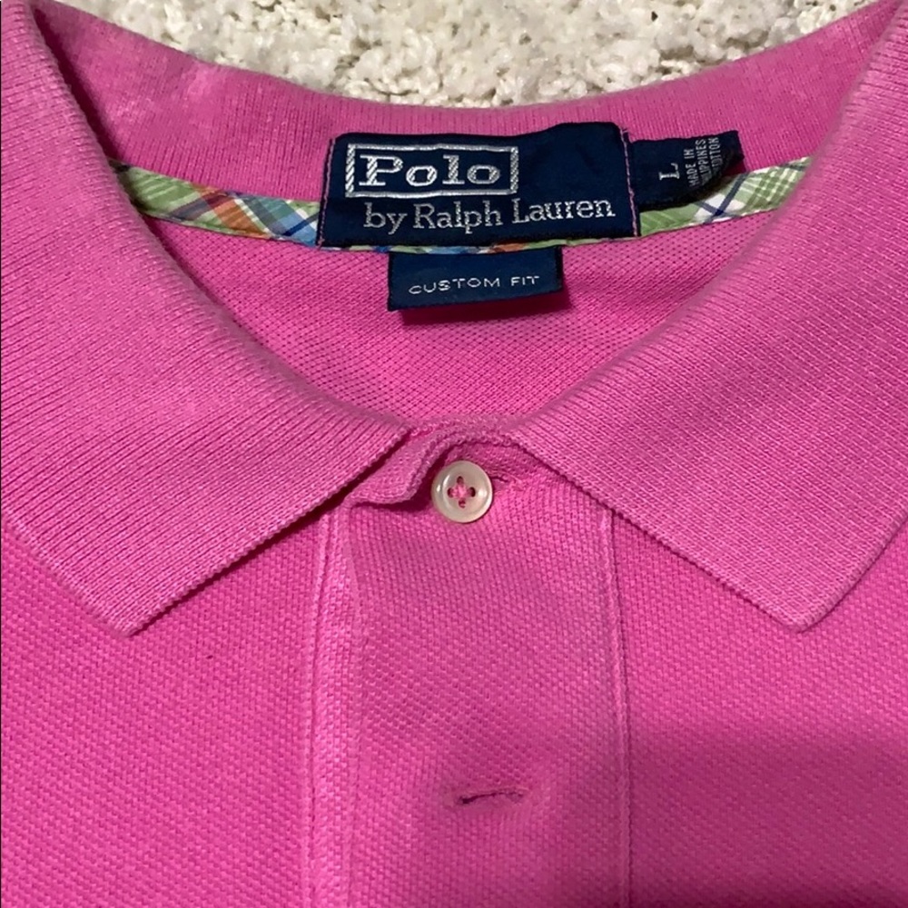 Polo by Ralph Lauren Knit Shirt Size L Custom Fit - Picture 4 of 5